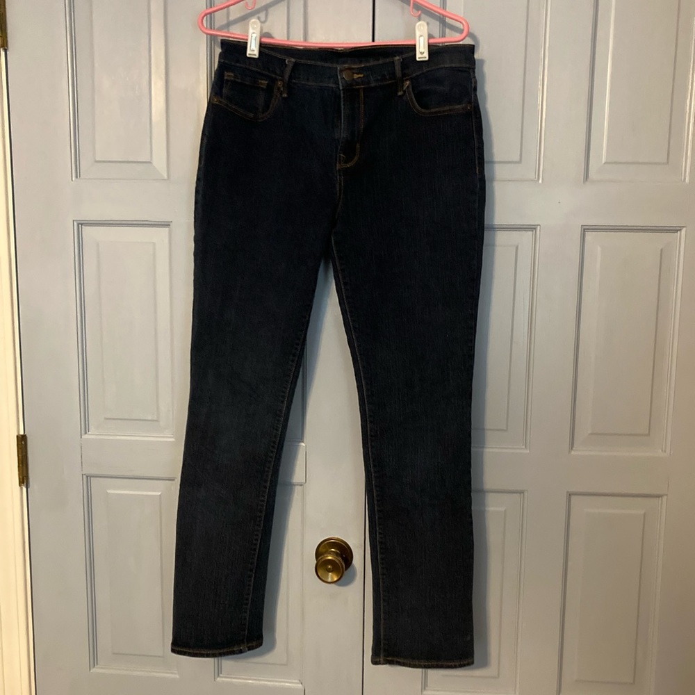 Straight leg jeans